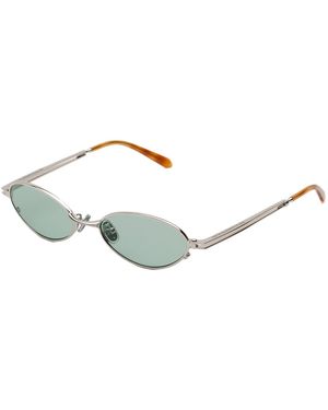 Retrosuperfuture Hf9 Luno Piscina Sunglasses Metal Geometric Normal - Black