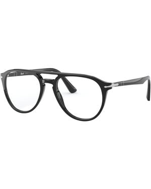 Persol Po3160V 095 Optical Frames Acetate Transparent Pilot Normal - Black