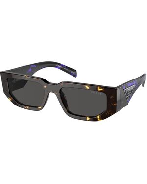 Prada Pr 09Zs 16R5S0 Sunglasses Acetate Squared Normal - Black