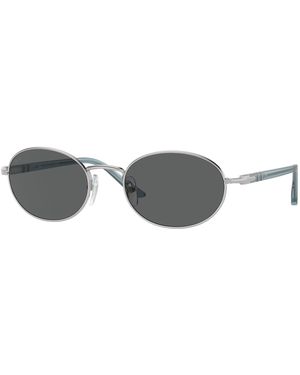 Persol Po1018S Ida 518/B1 Sunglasses Metal Round Normal - Black