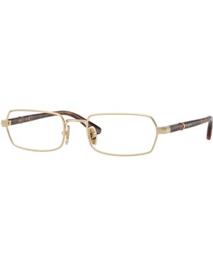 Vogue Eyewear Vo4351 848 Optical Frames Metal Transparent Geometric Normal - Black