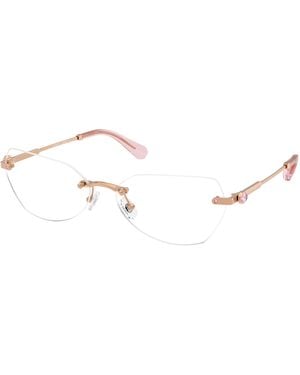 Swarovski Sk1031 4014 Optical Frames Metal Geometric Normal - Black