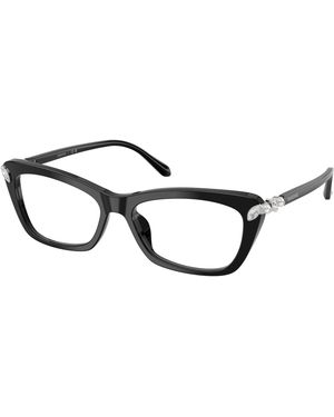 Swarovski Sk2068U 1038 Optical Frames Acetate Transparent Cat Eye Normal - Black