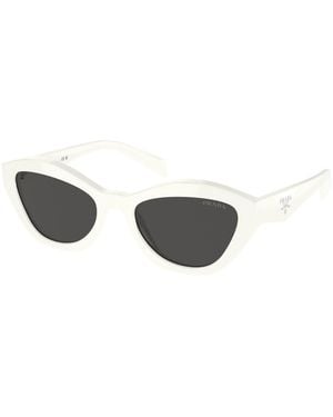 Prada Pr A02S 17K08Z Sunglasses Acetate Butterfly Normal - Black