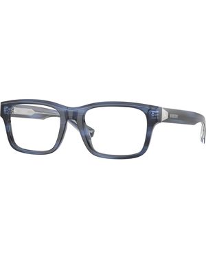 Burberry Be2469 4255 Optical Frames Acetate Transparent Squared Normal - Black