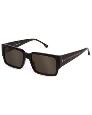 Lozza Sl4317 Riviera 2 722 Sunglasses Acetate Squared Normal - Black