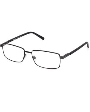 Timberland Tb50048 002 Optical Frames Metal Squared Normal - Black