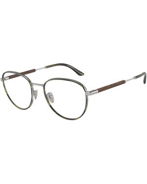 Giorgio Armani Ar5137J 3045 Optical Frames Steel Transparent Pantos Normal - Black