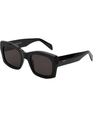 Retrosuperfuture D73 Komori Sunglasses Acetate Squared Normal - Black