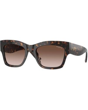 Vogue Eyewear Vo5524S W65613 Sunglasses Acetate Pillow Normal Shaded - Black