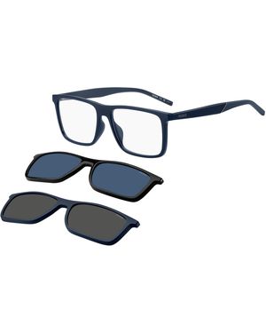 BOSS Hg 1331/G/Cs2 9N7/99 Sunglasses Acetate Transparent Squared Normal - Black