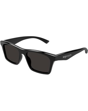 McQueen Am0472S 001 Sunglasses Acetate Squared - Black