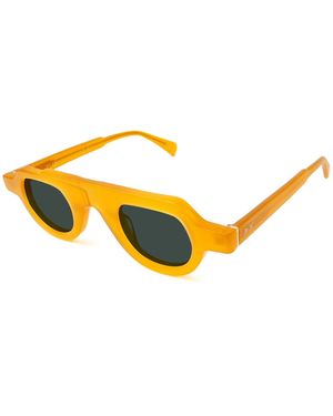 Xlab Borneo Sunglasses Acetate G15 Round Polarized - Yellow