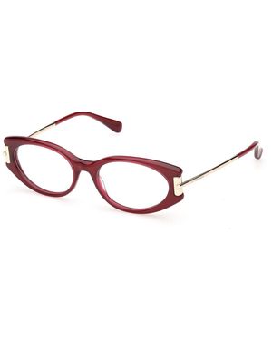 Max Mara Mm5225 069 Optical Frames Acetate Round Normal - Black
