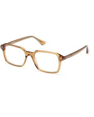 Web We5463 039 Optical Frames Acetate Squared Normal - Black