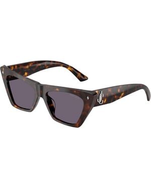 Jimmy Choo Jc5062U 50021A Sunglasses Acetate Cat Eye Normal - Black
