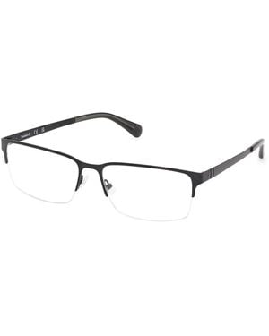 Timberland Tb50037 002 Optical Frames Metal Squared Normal - Black