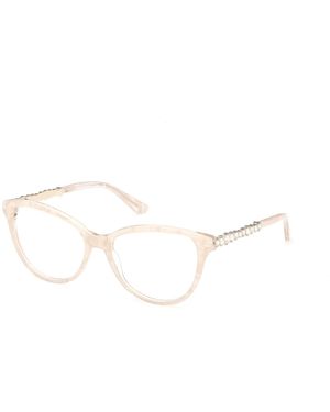 Guess Gm50060 59 Optical Frames Acetate Cat Eye Normal - Black