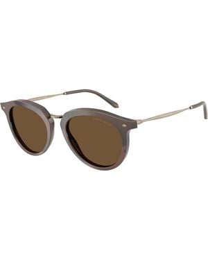 Giorgio Armani Ar6191 646753 Sunglasses Metal Pantos Normal - Black