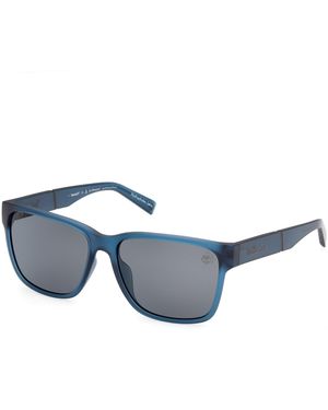 Timberland Tb9335-H 91D Sunglasses Injected Squared Polarized - Black