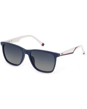 Fila Sfi461 D82P Sunglasses Acetate Squared Shaded - Black