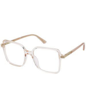 Nina Ricci Vnr386 838 Optical Frames Acetate Squared - Black