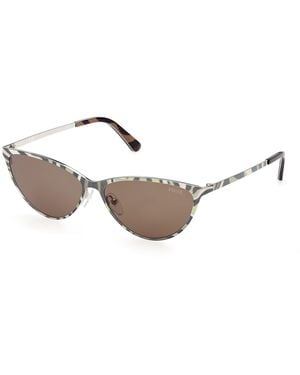 PUCCI Ep0256 99E Sunglasses Metal Cat Eye Normal - Black