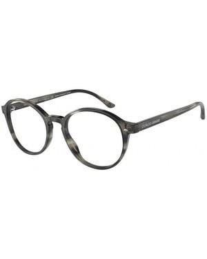Giorgio Armani Ar7004 5877 Optical Frames Acetate Transparent Pantos Normal - Black