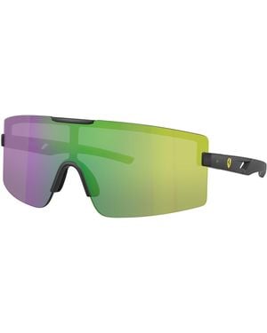 FERRARI SCUDERIA Fz6008U 516/M2 Sunglasses Injected Squared Normal - Green