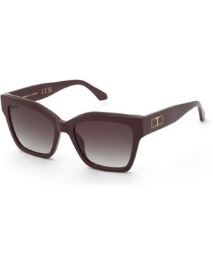 Twinset Stw141 03G6 Sunglasses Acetate Squared Normal Nuanced - Black