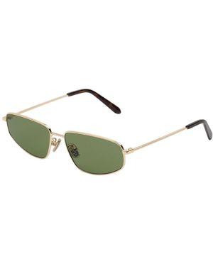 Retrosuperfuture Hos Isedra Classic Sunglasses Metal Geometric Normal - Green