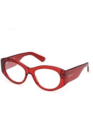 PUCCI Ep5293 66 Optical Frames Acetate Round Normal - Red