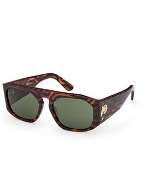 PUCCI Ep0242 56N Sunglasses Acetate Squared Normal - Black
