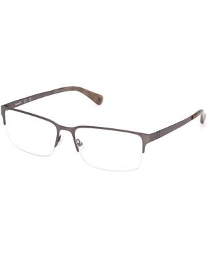 Timberland Tb50037 007 Optical Frames Metal Squared Normal - Black
