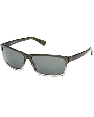 Timberland Tb00053 98R Sunglasses Acetate Squared Polarized - Grey