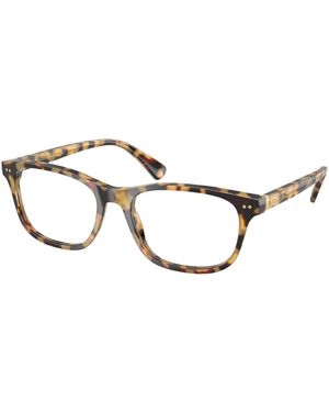 Polo Ralph Lauren Ph2280 5504 Optical Frames Acetate Transparent Squared Normal - Black