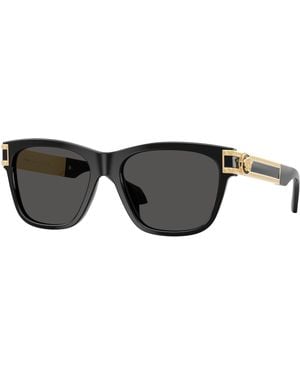 Versace Ve4527U Gb1/87 Sunglasses Acetate Squared Normal - Black