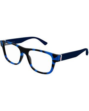 Gucci Gg2086O 008 Optical Frames Injected Transparent Squared - Black