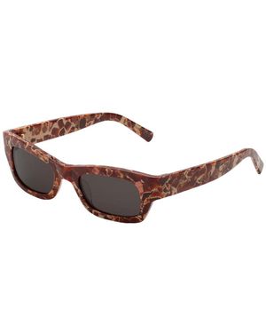 Marni U96 Haicli Lava Sunglasses Acetate Smoke Squared - Black
