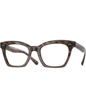 Oliver Peoples Ov5566U Lelia 1732 Optical Frames Acetate Transparent Butterfly Normal - Black