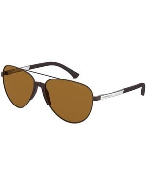 Emporio Armani Ea2059 313283 Sunglasses Metal Pilot Normal - Black