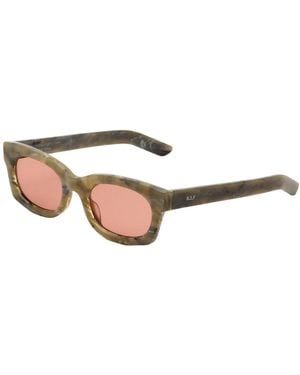 Retrosuperfuture On5 Ambos Roccia Sunglasses Acetate Squared Normal - Black