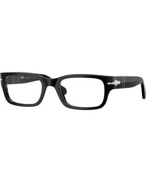 Persol Po3399V 95 Optical Frames Acetate Transparent Squared Normal - Black