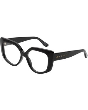Marni C01 Zvier Optical Frames Acetate Geometric - Black