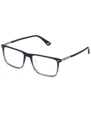 Police Vplq68 New Crossroads 1 0Gbl Optical Frames Acetate Squared - Black