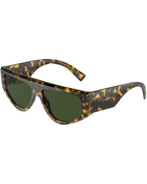 Dolce & Gabbana Dg4461 343371 Sunglasses Acetate Squared Normal - Green