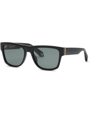 Roberto Cavalli Src139 700 Sunglasses Acetate Squared Normal - Black