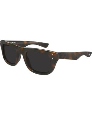 Balenciaga Bb0521S 002 Sunglasses Acetate Squared - Black