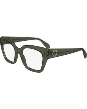 Ferragamo Sf2983 320 Optical Frames Acetate Squared Normal Normal - Black