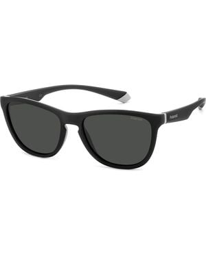 Polaroid Pld 2133/S 08A/M9 Sunglasses Plastic Squared Polarized - Black